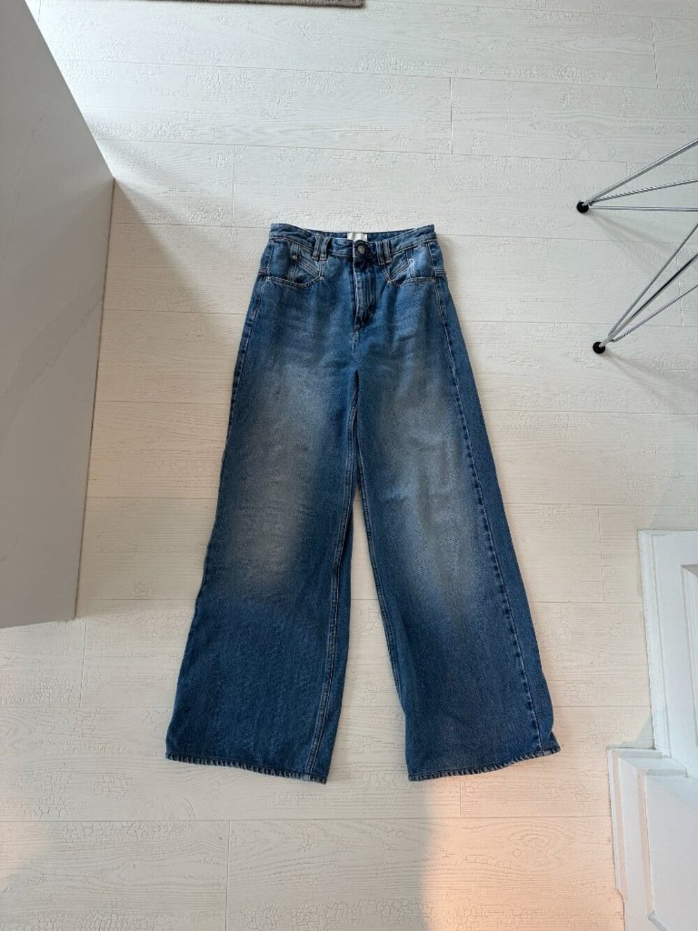 Isabel Marant Lemony Blue Jeans Current Season Size 36 - Picture 5 of 6